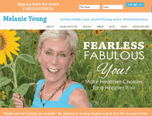 Tablet Screenshot of melanieyoung.com